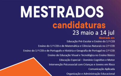 Candidaturas abertas a Mestrados