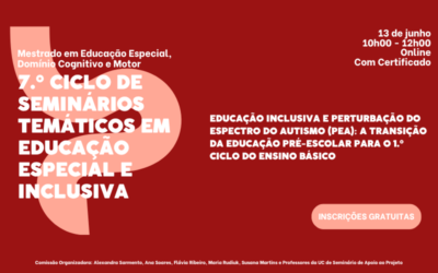 Educação Inclusiva e Perturbação do Espectro do Autismo (PEA)